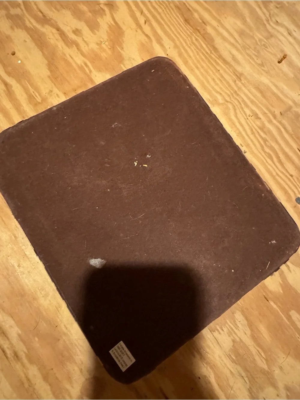 Brown Felt Jewelry Organizer Tray with Zebra Accent